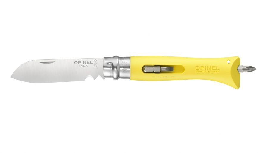 Opinel Navaja De Bolsillo No. 09 Inkl. Bitset Amarillo