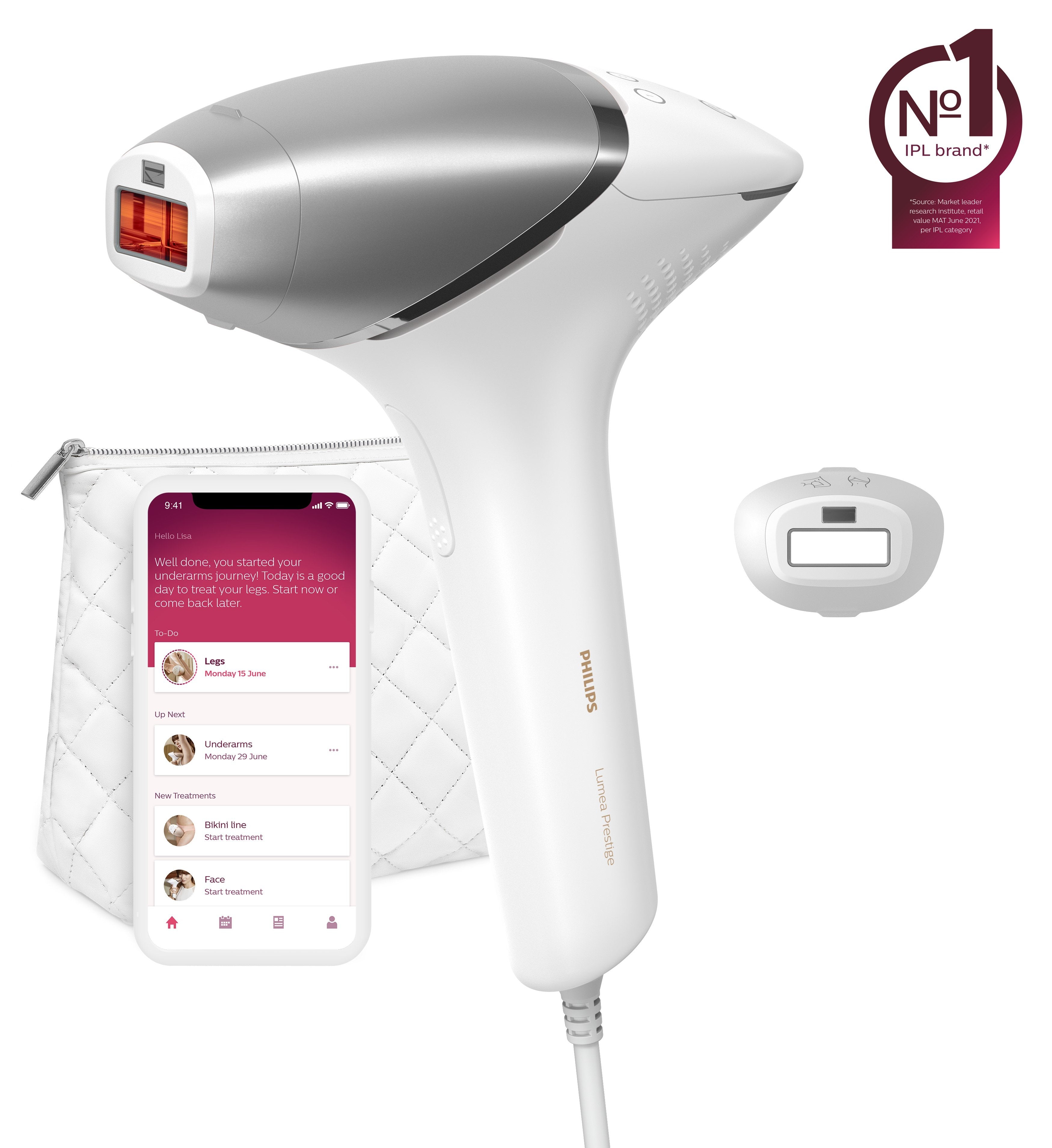 EAN 8720689015752 - Philips Lumea Prestige BRI940/00 depiladora de luz pulsada Luz pulsada intensa (IPL) Blanco imagen 4