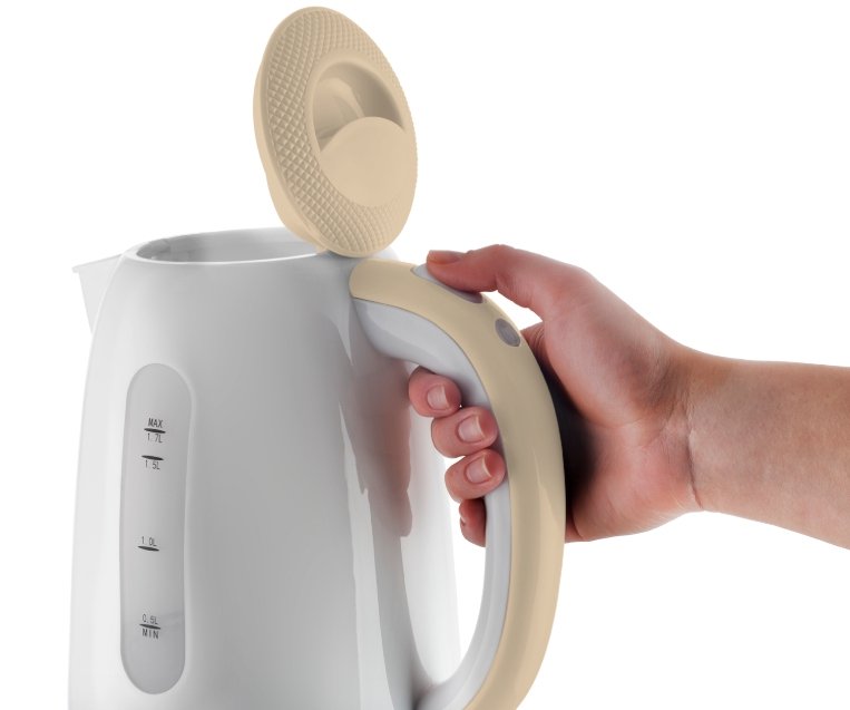 Tetera Eléctrica Concept Rk2331 1,7 L 2200 W Beige, Blanco