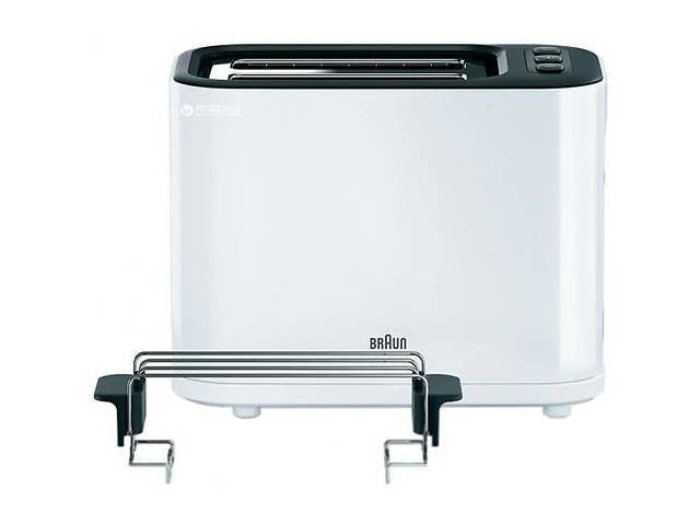 Tostadora Braun Purease Ht 3010 Blanca, 1.000 Vatios, Para 2 Rebanadas De Pan Tostado 0x23010008