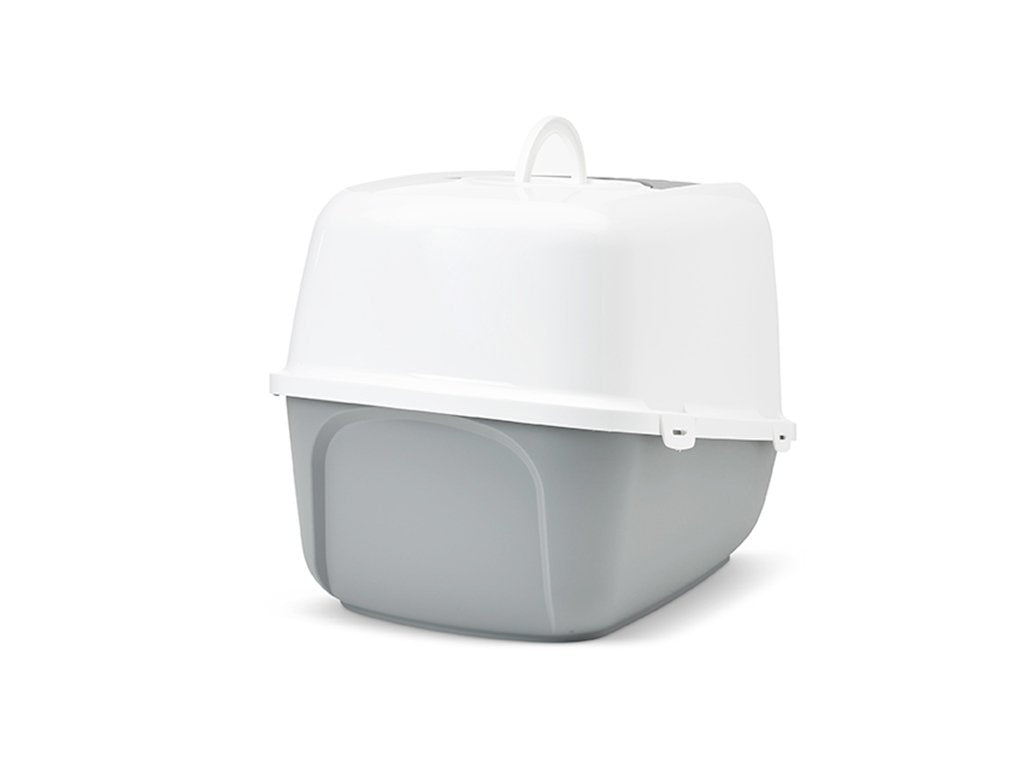 EAN 5411388020019 - Savic Nestor Jumbo Gato Caja de arena con cubierta Gris, Blanco imagen 4