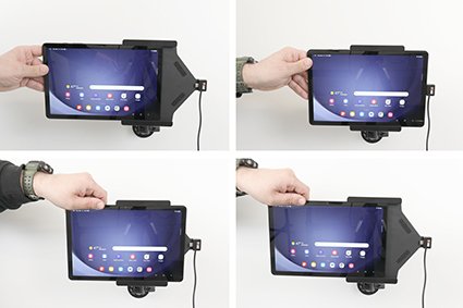 Brodit Halter Aktiv Galaxy Tab A9+ Usb-Kabel