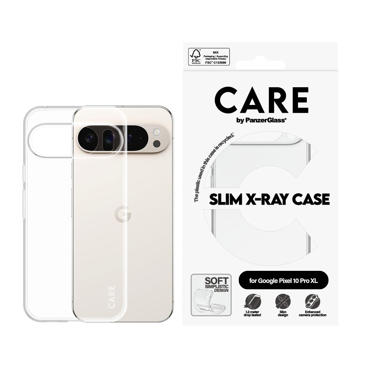 EAN 5715685029110 - PanzerGlass CARE™ by ® X-Ray Case Google Pixel 10 Pro XL funda para teléfono móvil Transparente imagen 2