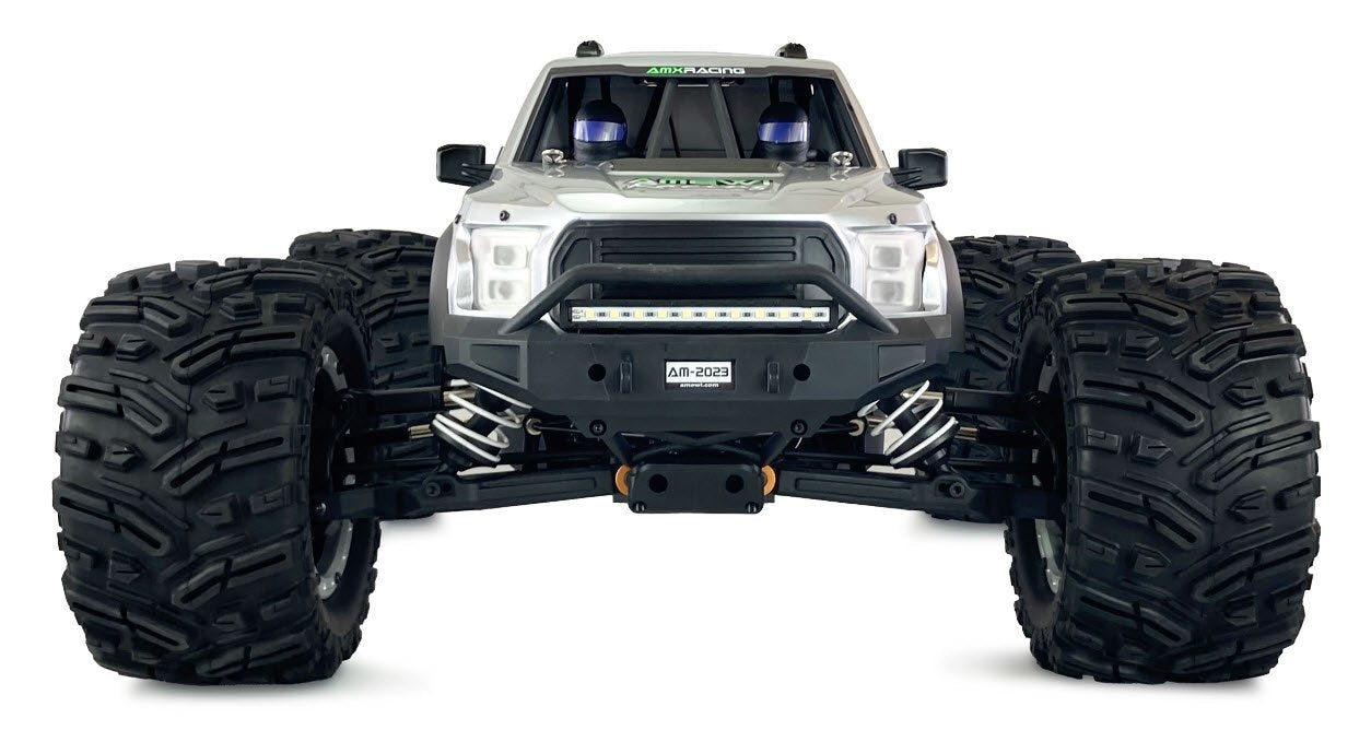 Rc Coche Amewi Amx Mammoth Monmer Truck Sin Batería Plata 14+