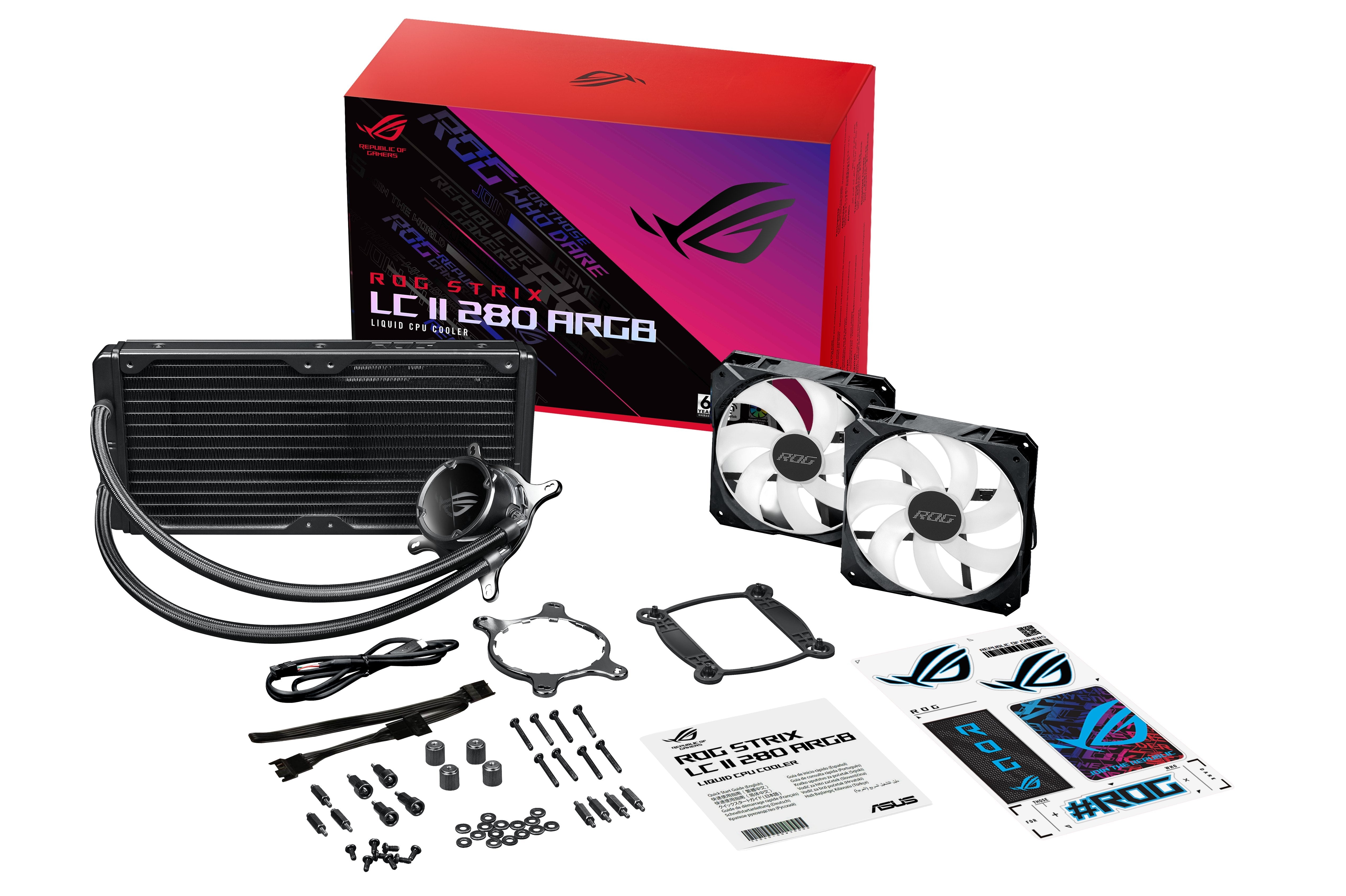 EAN 4711081885641 - ASUS ROG STRIX LC II 280 ARGB Procesador Sistema de refrigeración líquida todo en uno 14 cm Negro 1 pieza imagen 5