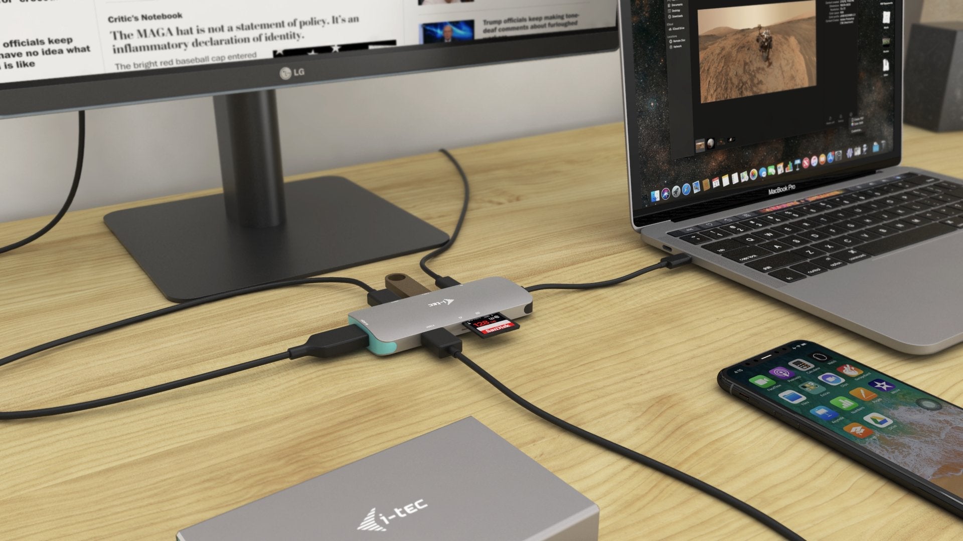 I-Tec Nano Docking Station Usb-C 60w