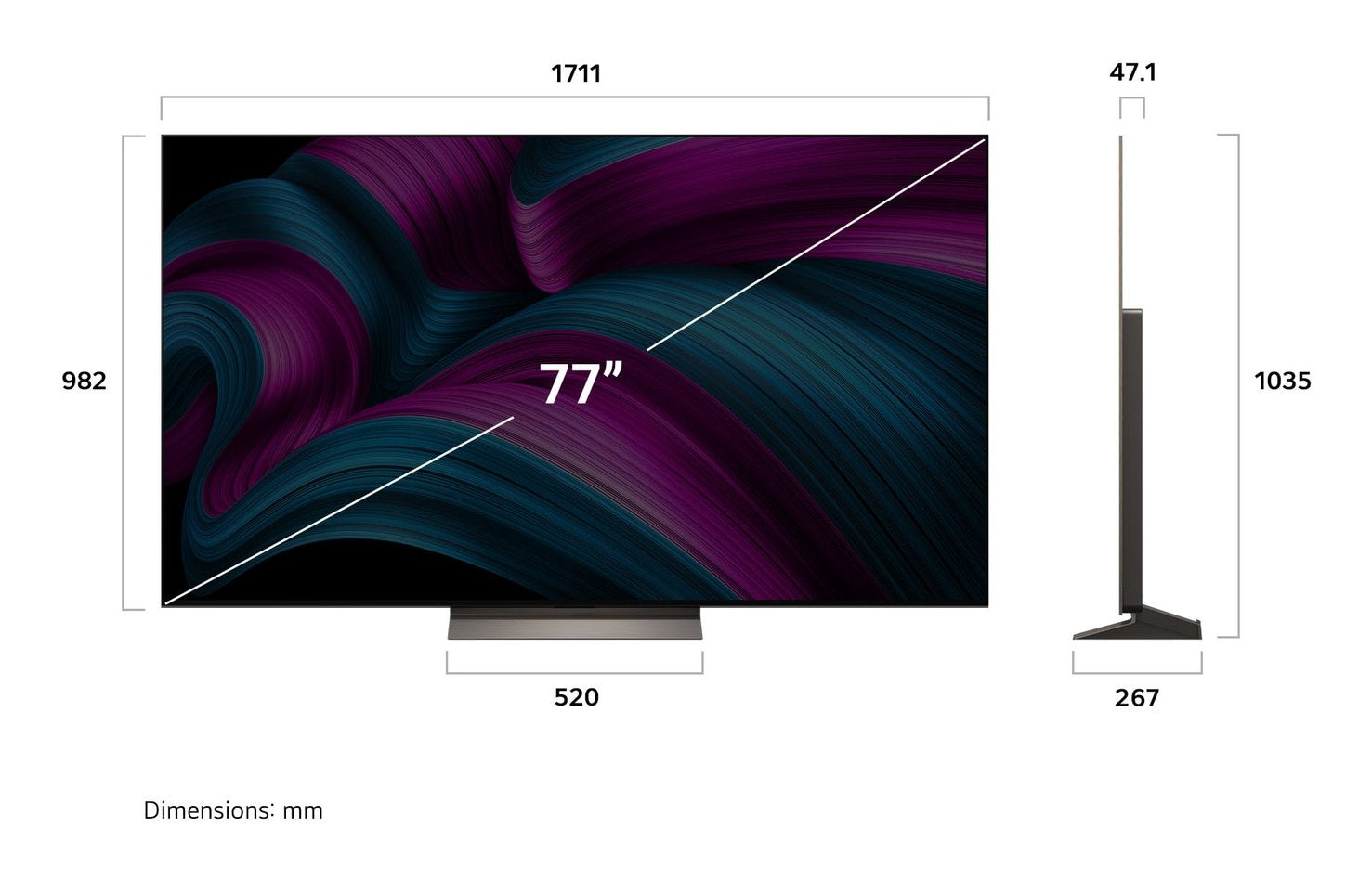 EAN 8806096364703 - LG OLED evo AI OLED77C56LB 195,6 cm (77") 4K Ultra HD Smart TV Wifi Marrón imagen 4