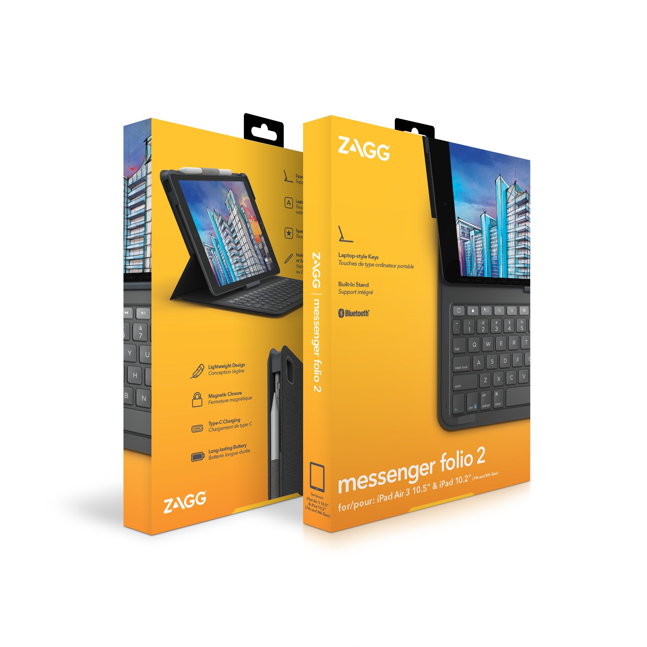 EAN 0840056136700 - ZAGG Messenger Folio 2 Alemán Bluetooth Carbón vegetal imagen 5