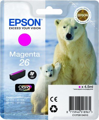Epson Tinta Magenta Claria Premium Xp 510 520 600 605 610 615 620 625 700 710 720 800 810 820 - 26