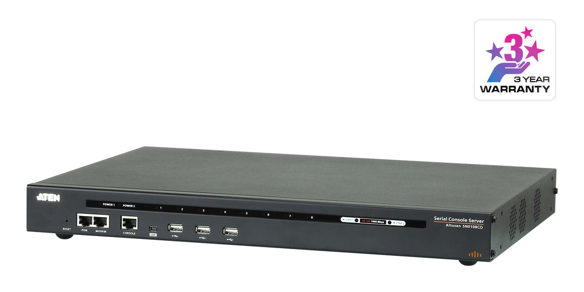Aten Servidor De Consola Serie Por Ip De 8 Puertos
