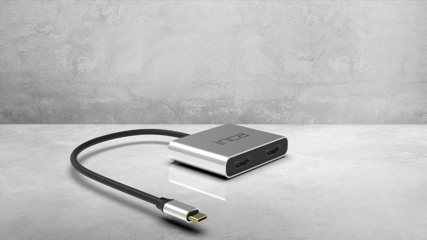 Inca Adaptador Itpc-4 Typ C > 2xhdmi 4k30hz,1xusb-A,1xusb-C