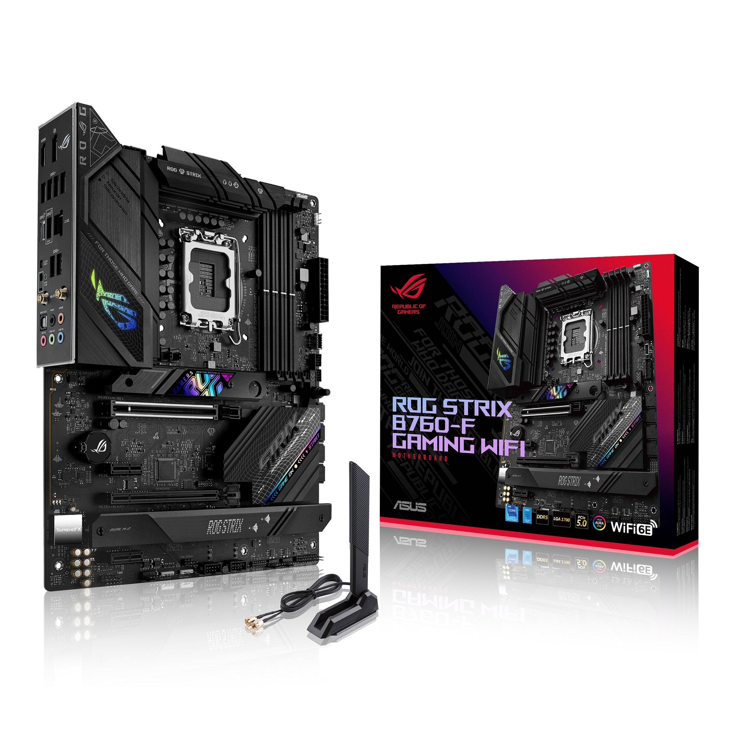 EAN 0195553974660 - ASUS ROG STRIX B760-F GAMING WIFI Intel B760 LGA 1700 ATX imagen 6