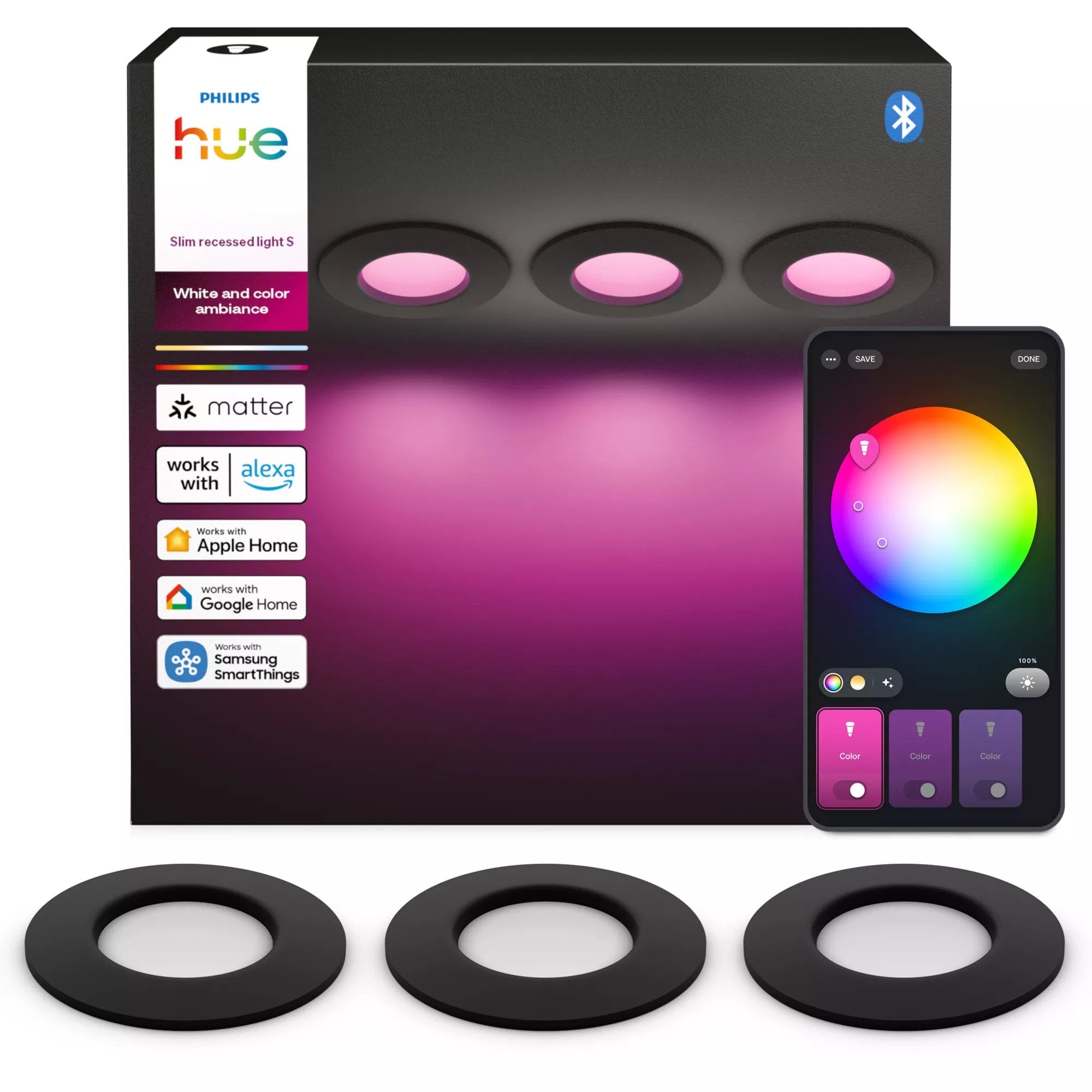 EAN 8721103109293 - Philips Hue White and Color ambiance 8721103109293 iluminación inteligente Bluetooth/Zigbee 11 W imagen 4