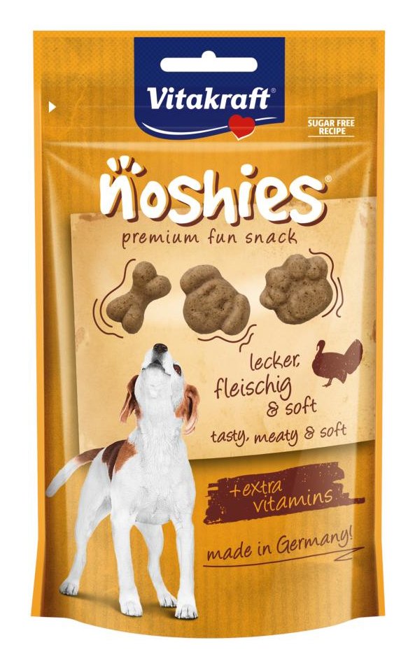 Golosina Para Perros Vitakraft Noshies Turkey 90 G