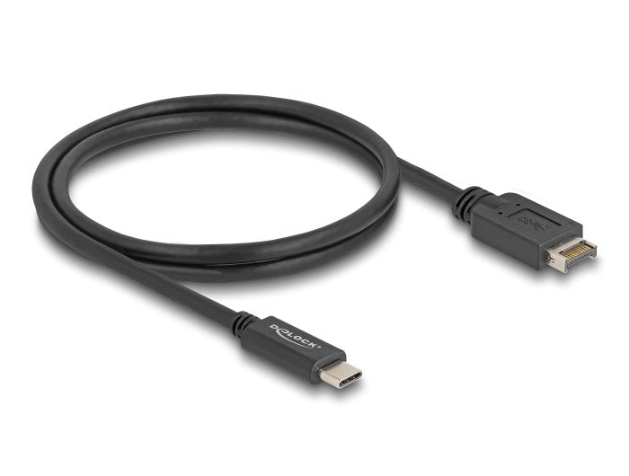 Delock 85530 Cable Usb 10 Gbps Key Usb Tipo-E A 20 Pines Macho A Usb Type-C Macho 1 M