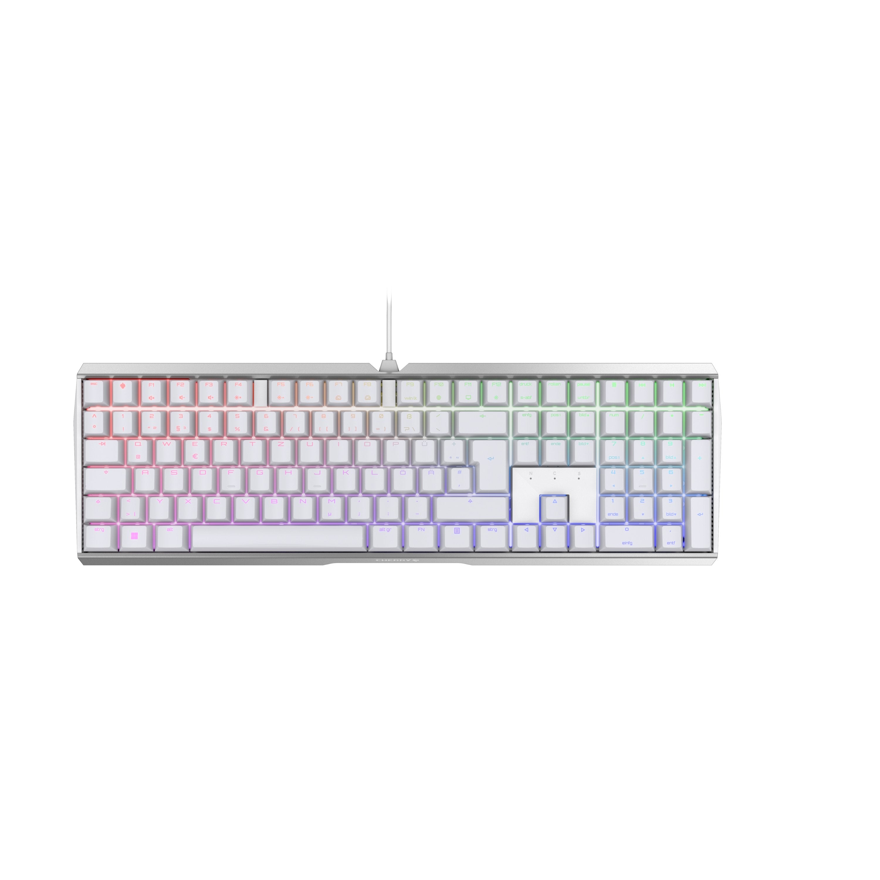EAN 4025112103100 - CHERRY MX 3.0S RGB teclado Juego USB QWERTZ Alemán Blanco imagen 1