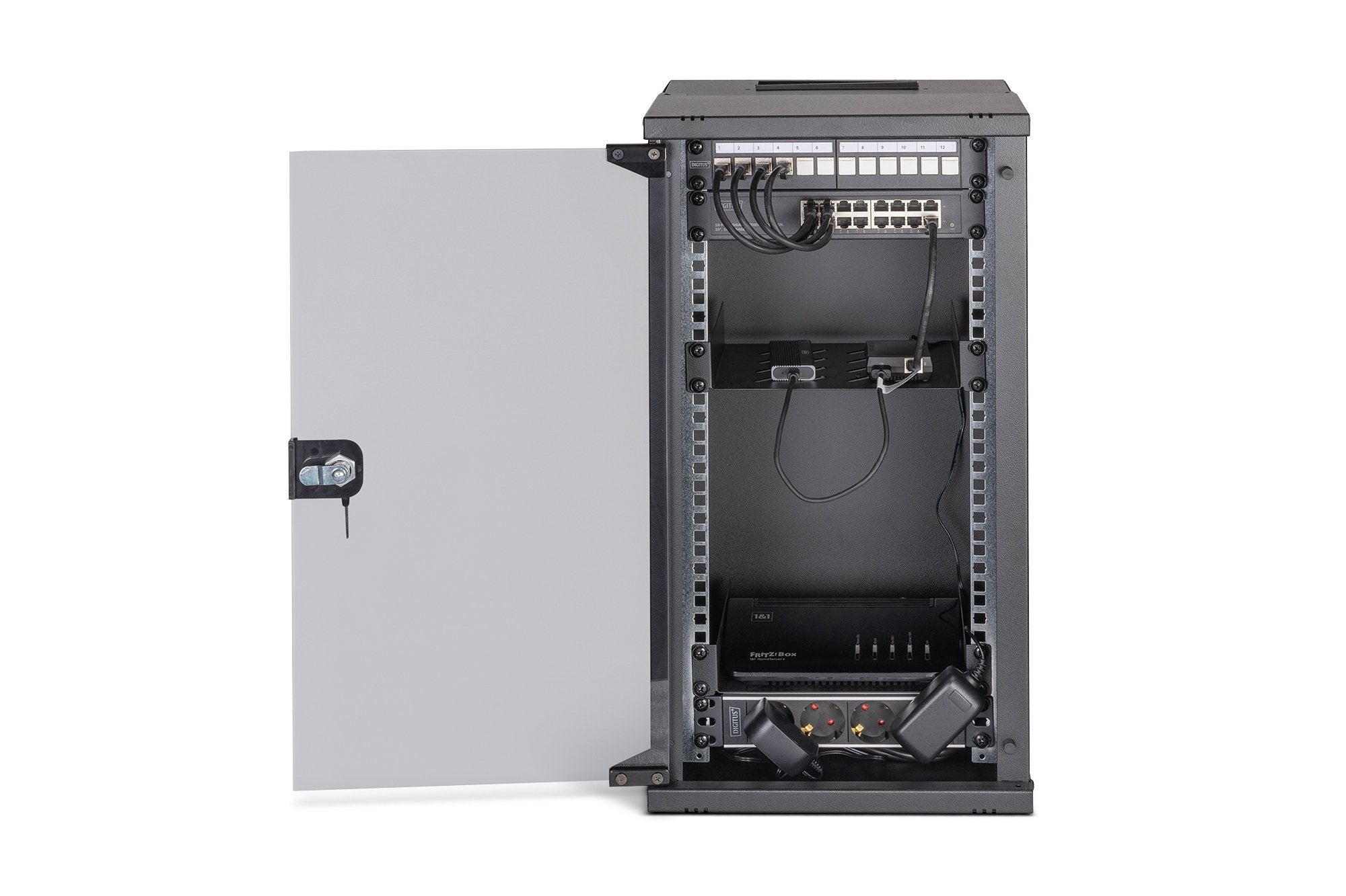 EAN 4016032499589 - Digitus DN-49105-SET armario rack Bastidor de pared Negro imagen 2