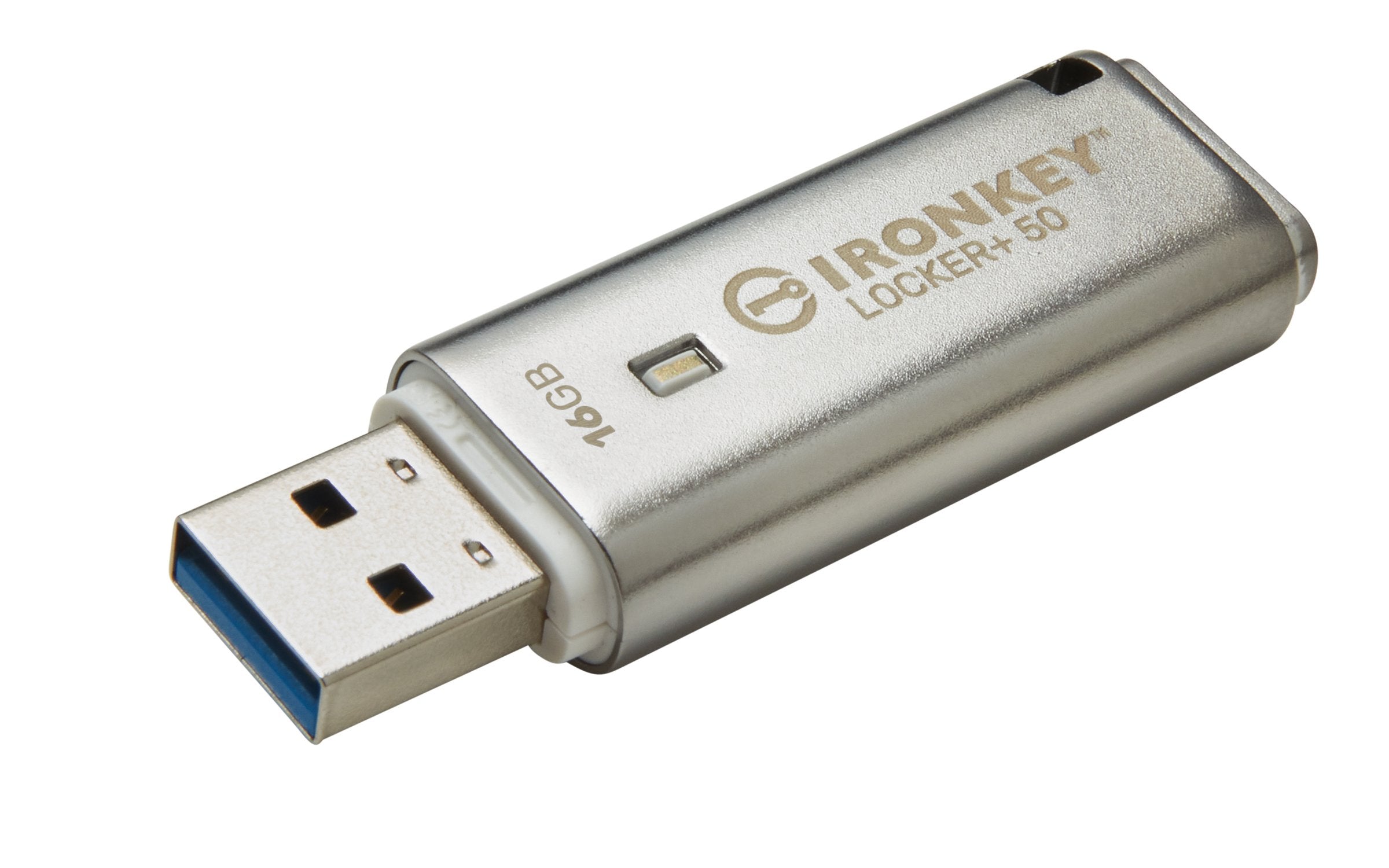 EAN 0740617329308 - Kingston Technology IronKey Locker+ 50 unidad flash USB 16 GB USB tipo A 3.2 Gen 1 (3.1 Gen 1) Plata imagen 4