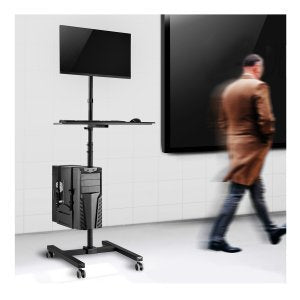 EAN 5902211109969 - Maclean MC-793 mueble y soporte para dispositivo multimedia Negro Universal Mesita con ruedas para multim imagen 3