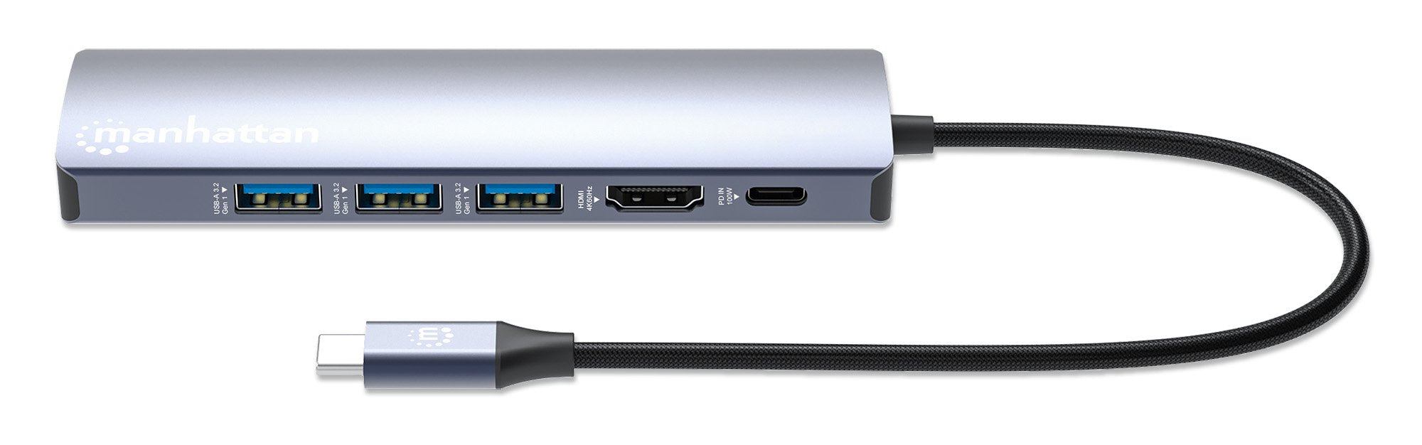 Manhattan 6-In-1 4k Usb-C Dockingmation 1xhdmi 3xusb 5 Gb S