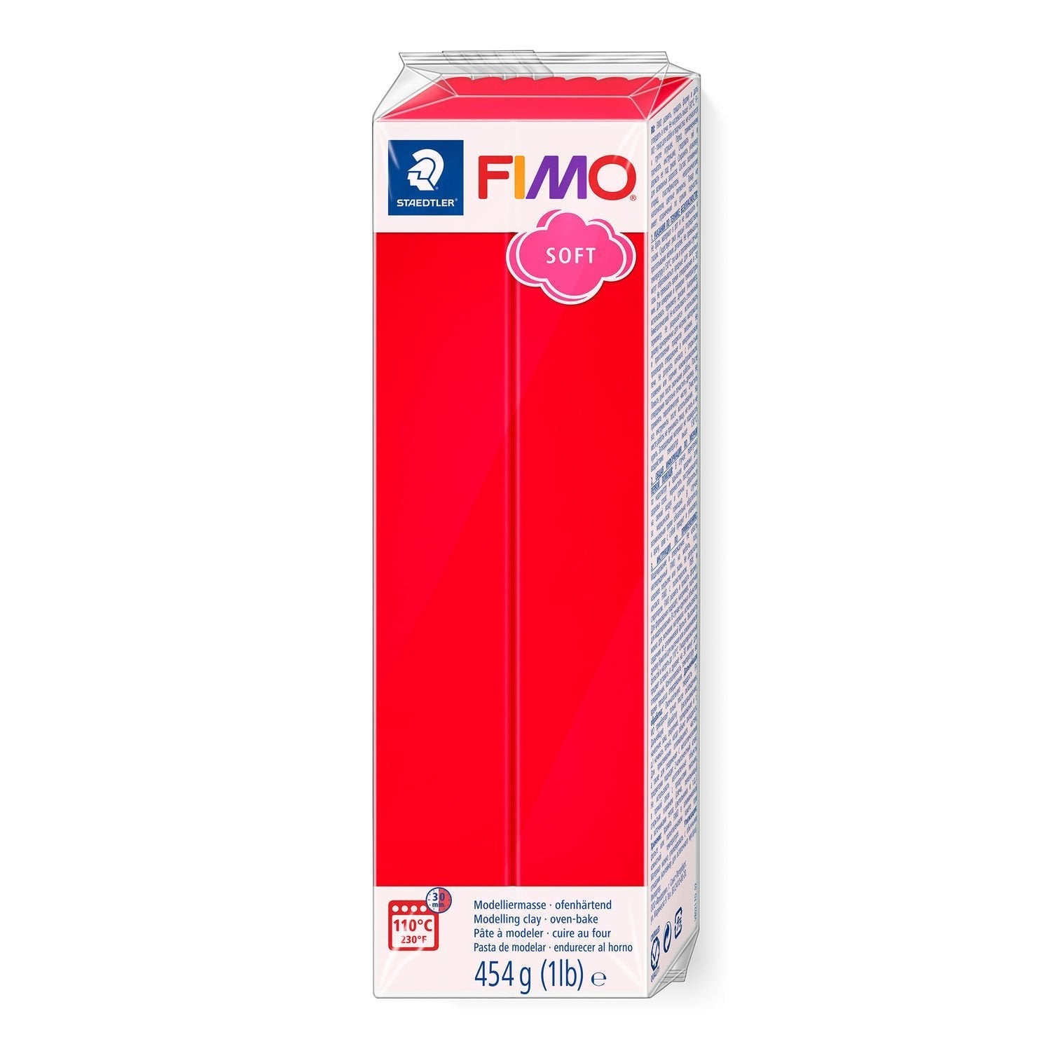 Fimo Mod.Mass Fimo Soft 454g Rojo Indio