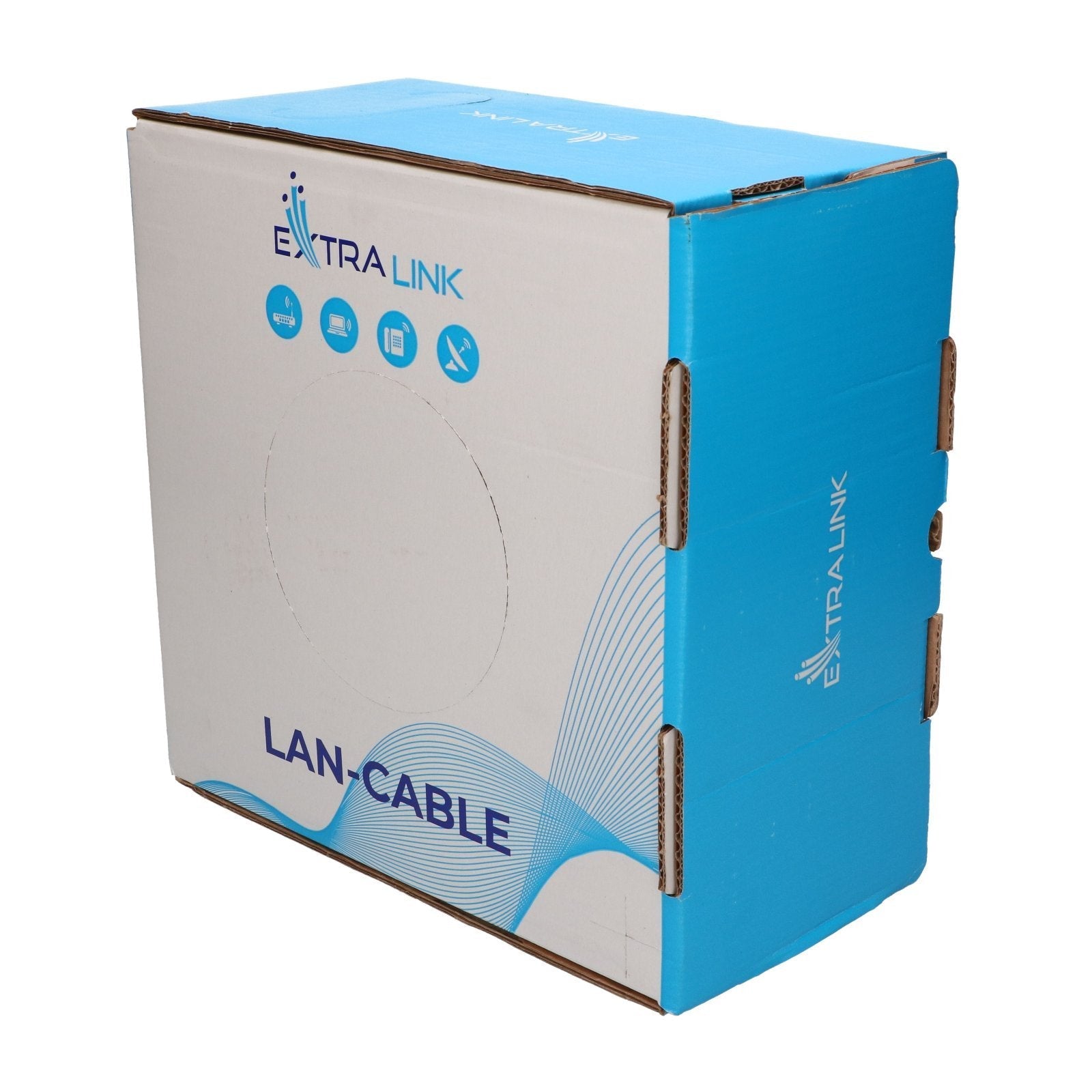 Extralink Ex.96655 Cat6a U Utp Indoor Network Cable 100m