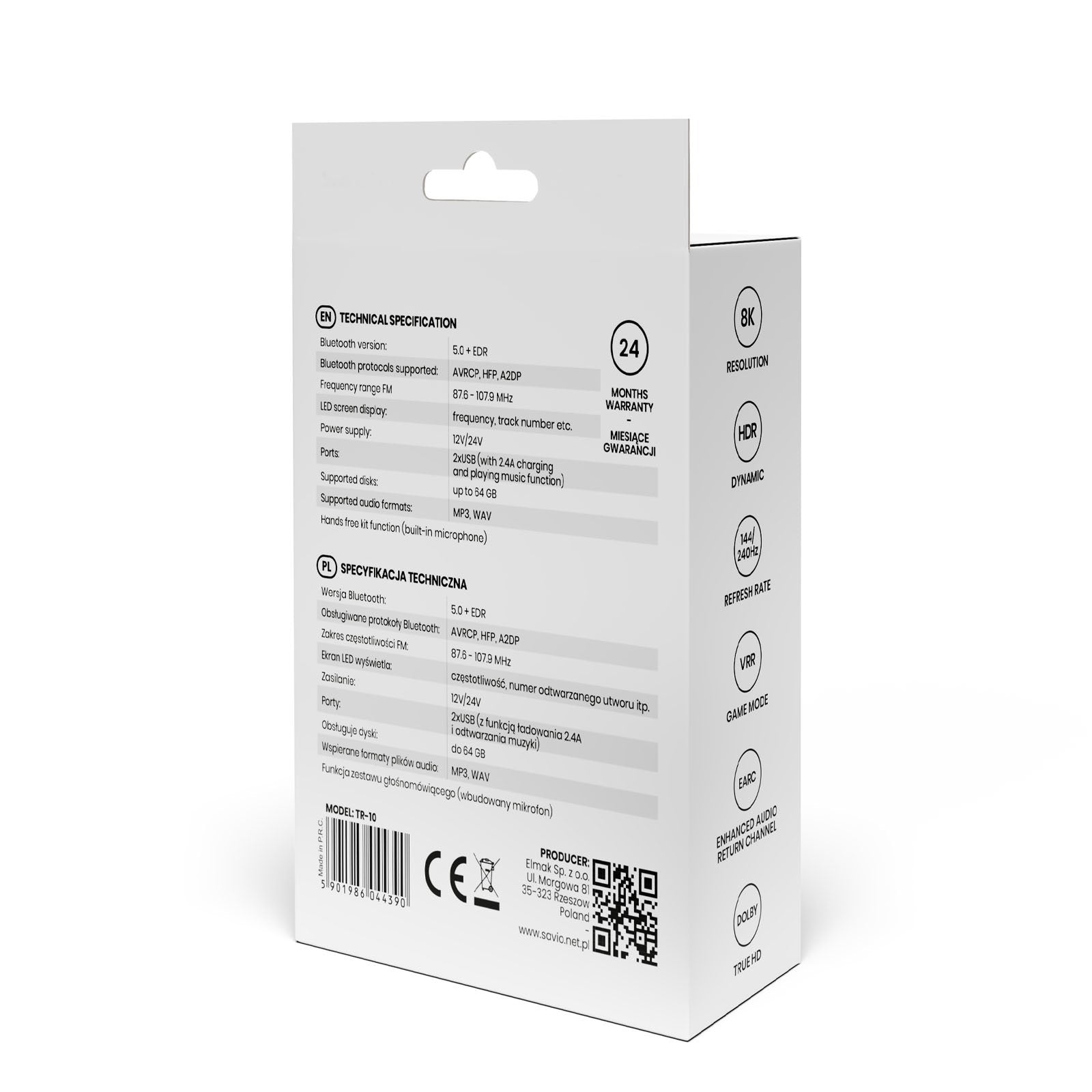 Cable Hdmi 2.1 (M) Angular 8k Savio Cl-147 1.8m