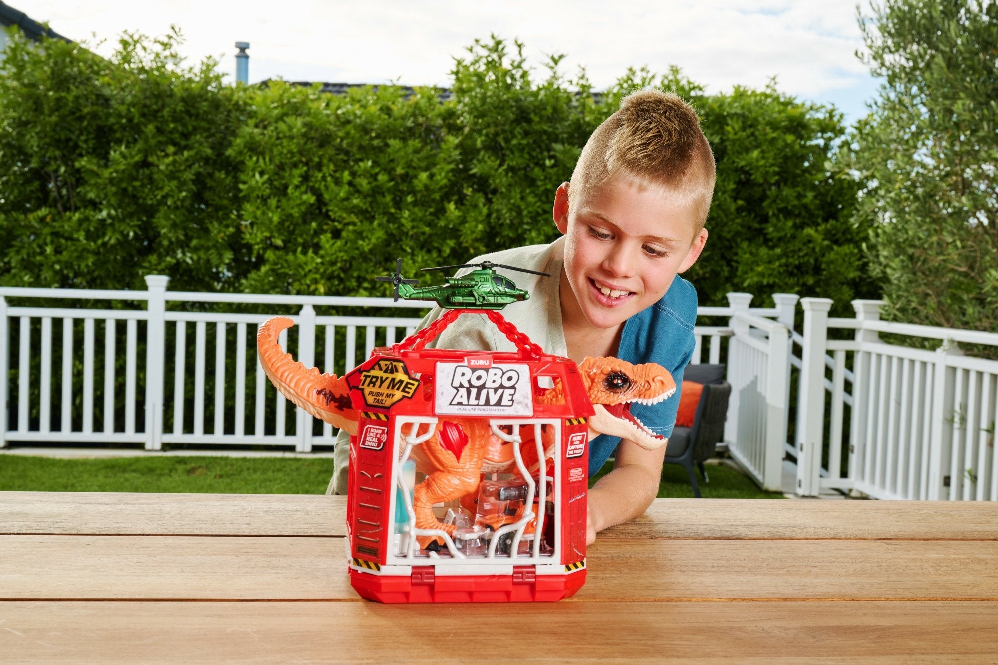 Figura Zuru Robo Alive - Playset Dino Escape 71127