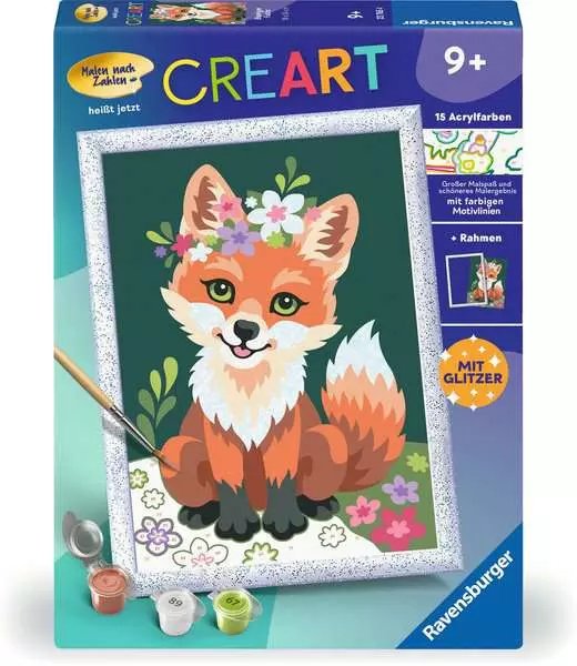 Pintura Por Números Ravensburger - Zorro Florido 23765