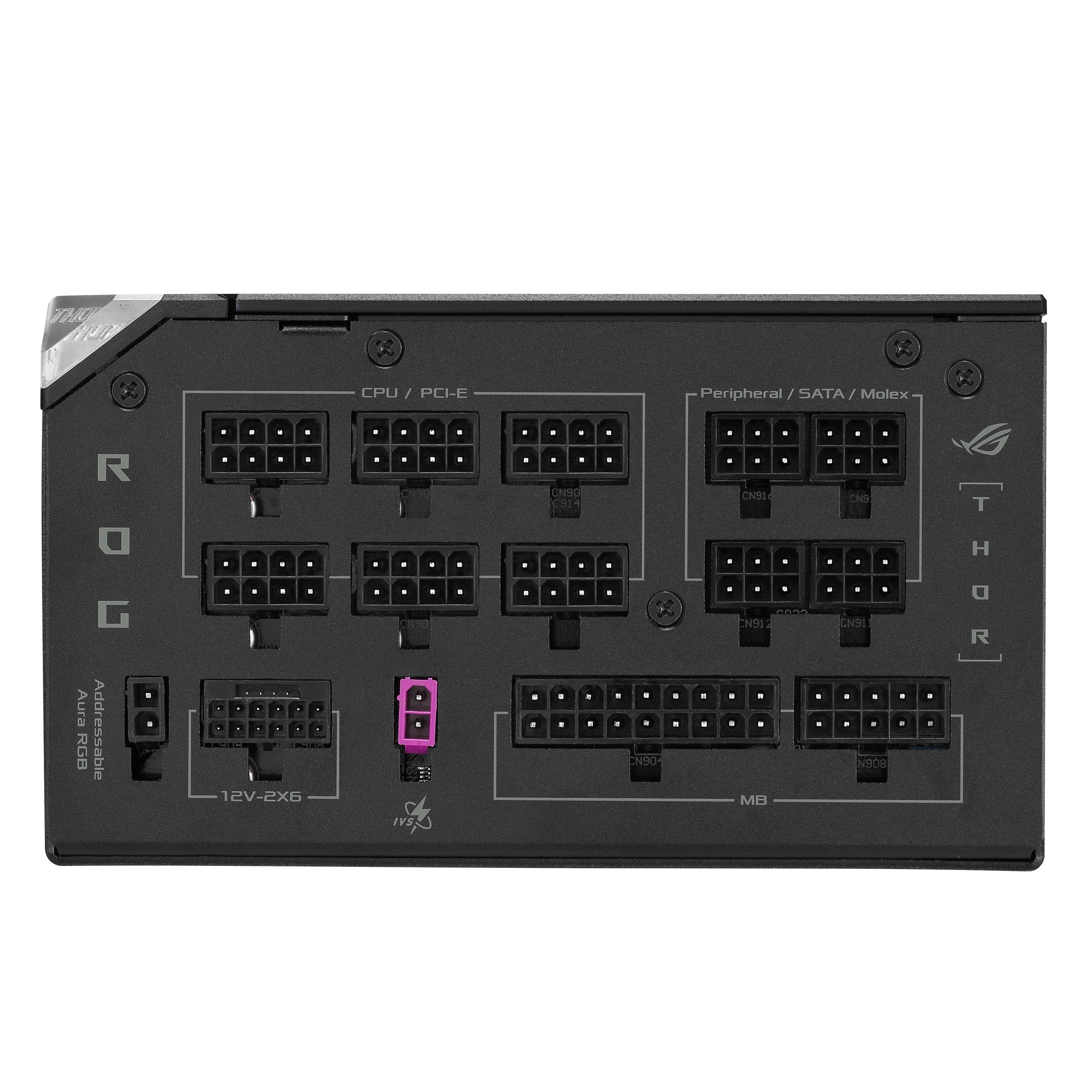 EAN 4711387610442 - ASUS ROG -THOR-1200P3-GAMING unidad de fuente de alimentación 1200 W 20+4 pin ATX ATX Negro imagen 7