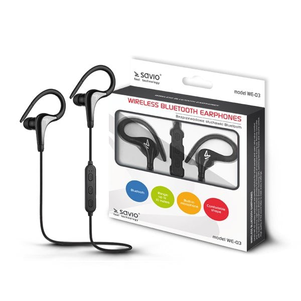 Auriculares Inalámbricos Bluetooth Savio We-03