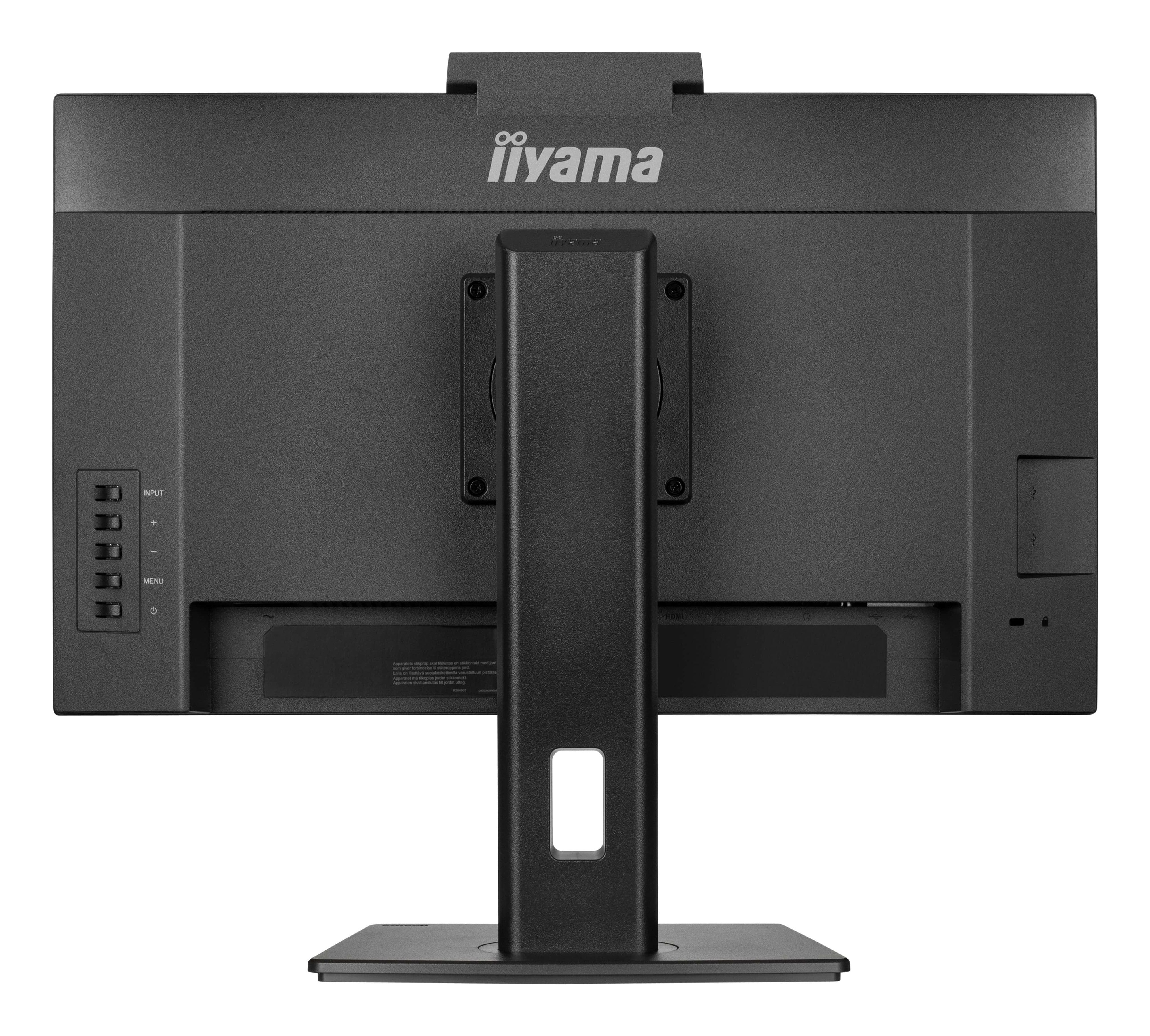 Monitor Iiyama 24" Prolite Xub2490hsuh-B2 Led (Matt), Fullhd, Ips, Webcam, Micrófono, Cubo Usb, Panel De 100hz Xub2490hsuh-B2 Negro