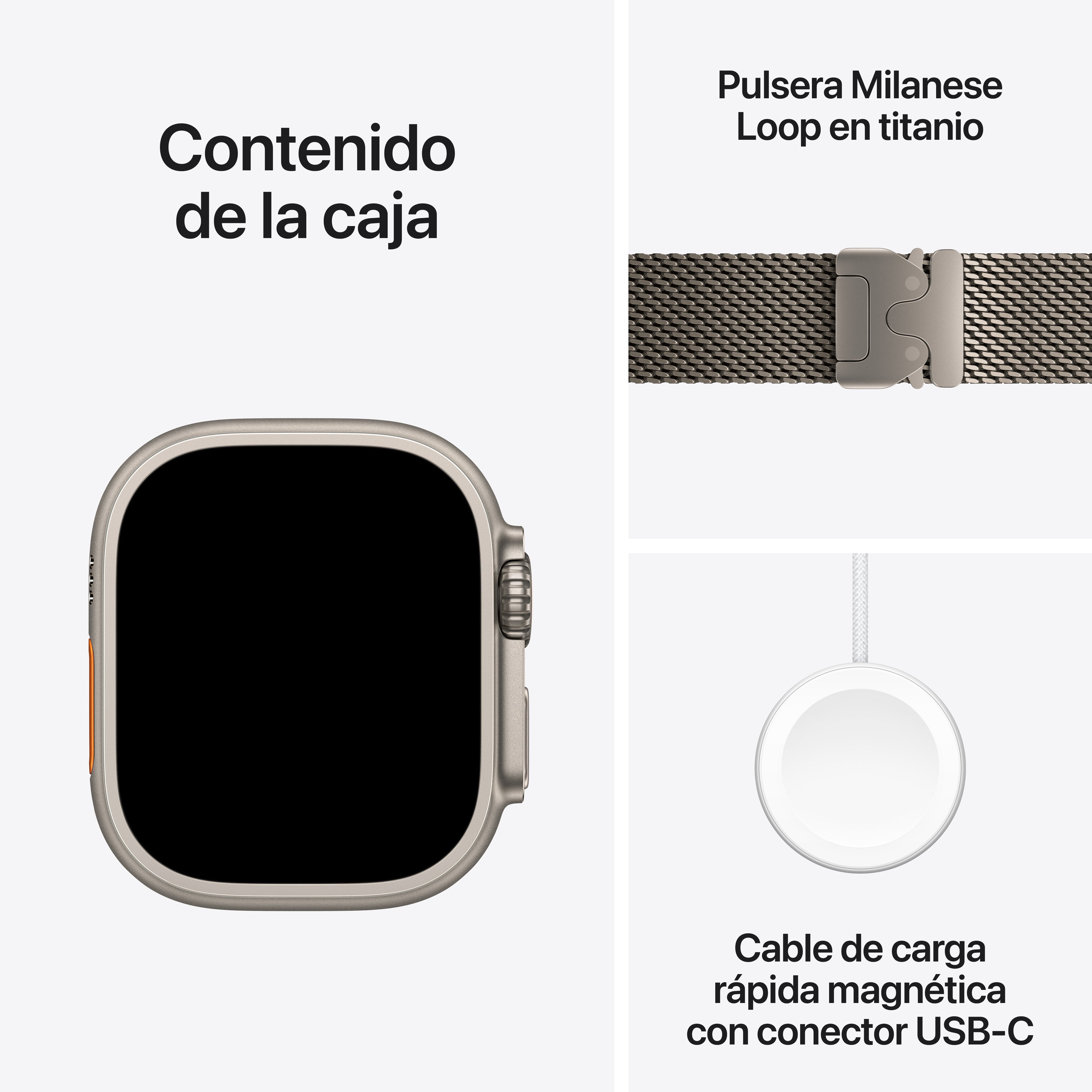 EAN 0195950609608 - Apple Watch Ultra 3 OLED 49 mm Digital 422 x 514 Pixeles Pantalla táctil 5G Titanio Wifi GPS (satélite) imagen 8