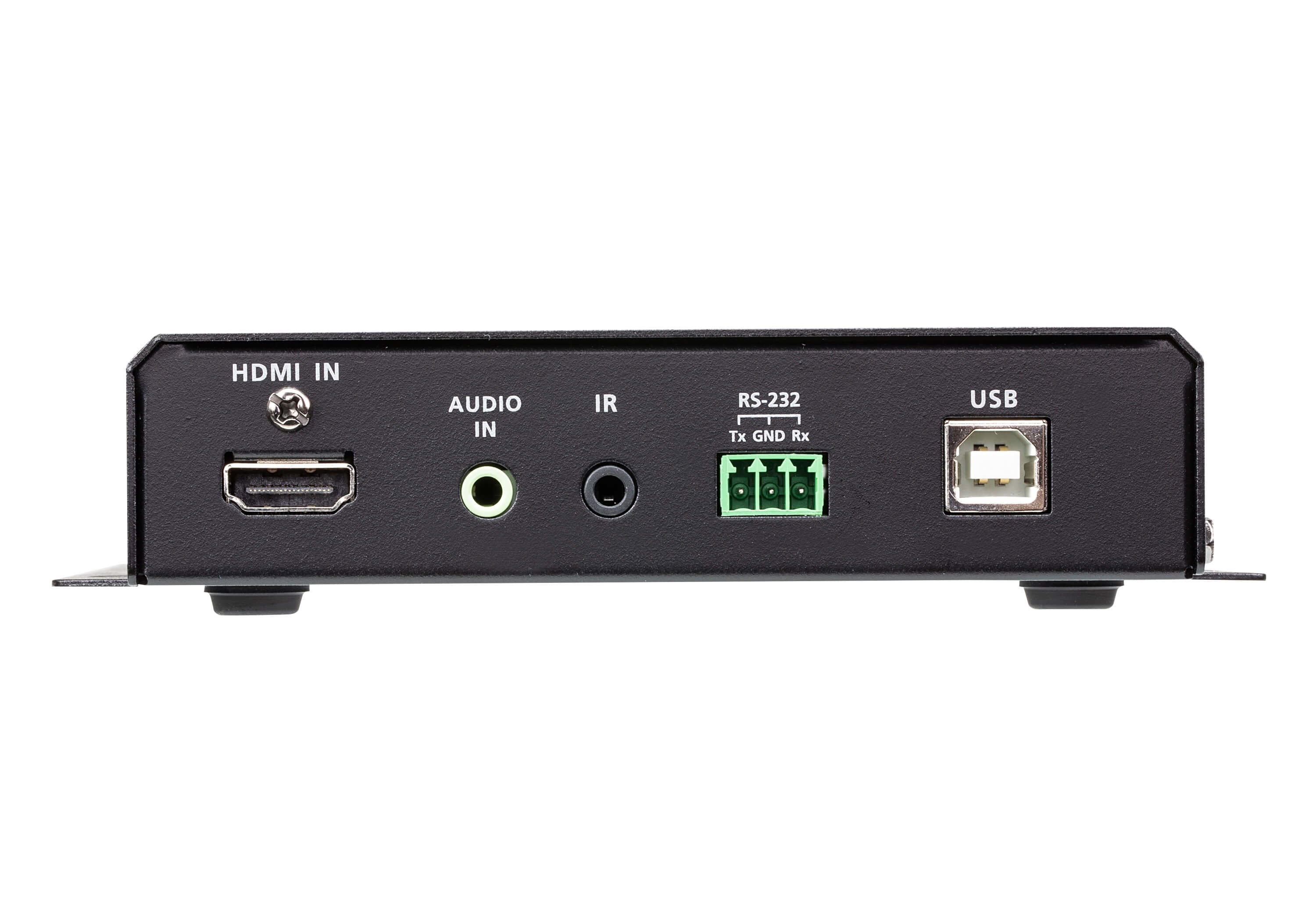 4k Hdmi Over Ip Transmitter With Poe, Usb Peripheral Support And Ir / Rs-232 / Ethernet (Webgui) Control And Daisy-Chainable