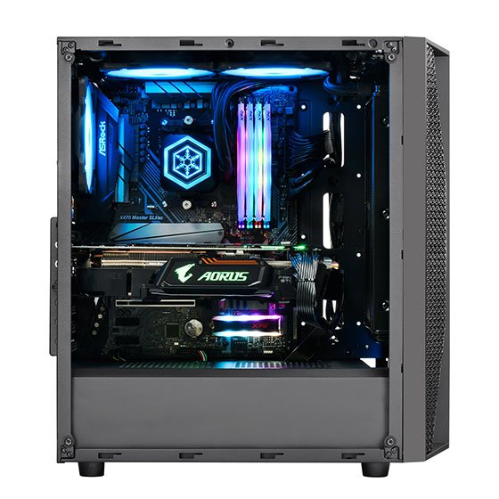 Caja Pc Silverstone Fara B1 Rgb Cristal Templado