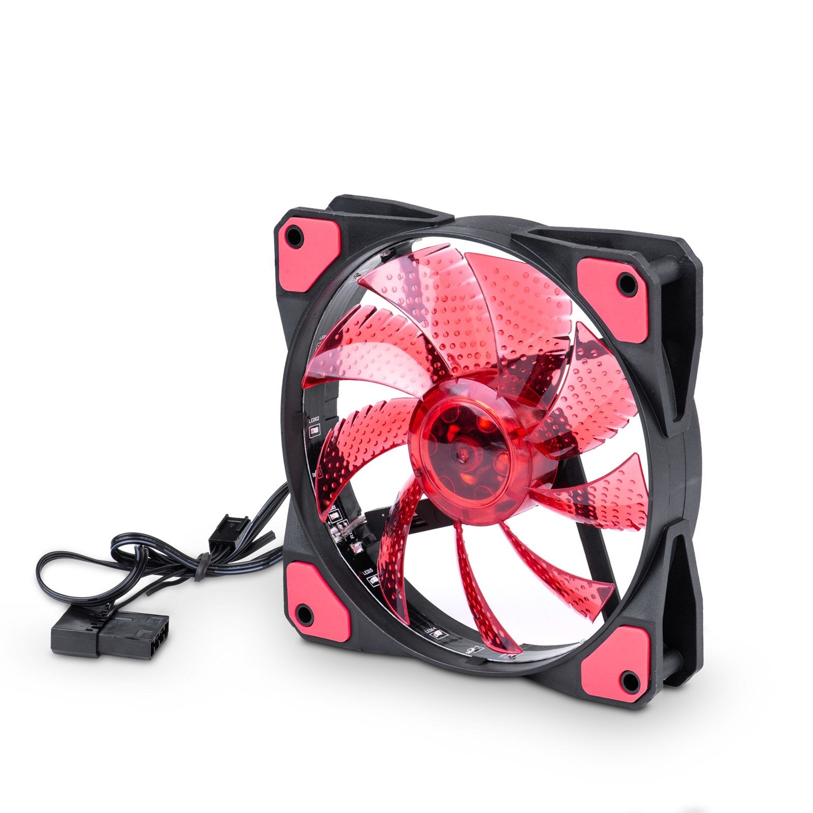 EAN 5901720134837 - Akyga AW-12C-BR sistema de refrigeración para ordenador Carcasa del ordenador Ventilador 12 cm Negro 1 pi imagen 2