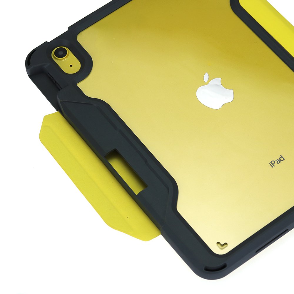 Funda Resistente Deqster 40-1013774 Para Ipad De 10,9" Y Ipad De 11" Amarillo Transparente