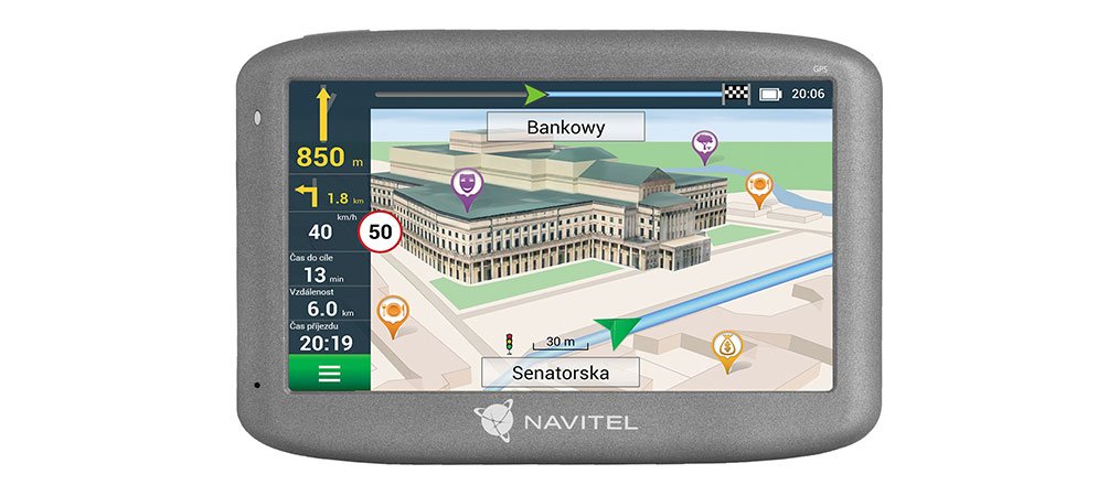 Navitel E505 Magnetic Navegador Portátil/Fijo 12,7 Cm (5") Tft Pantalla Táctil 161 G Negro