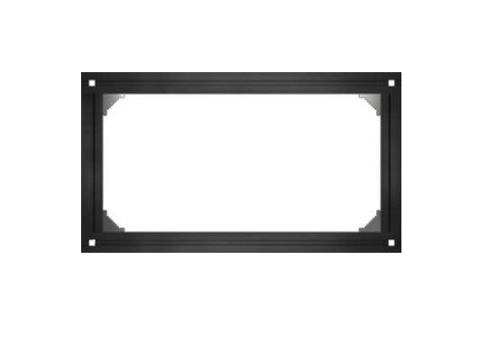 Hikvision Ds-Dl116033w Kit De Montaje Negro Aluminio