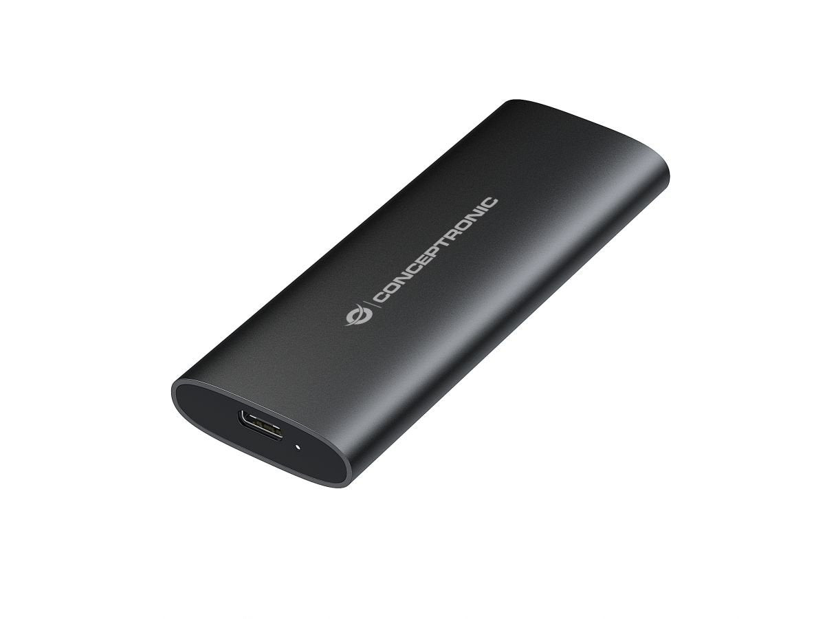 EAN 4015867229521 - Conceptronic StreamVault DANTE04B caja para disco duro externo Caja externa para unidad de estado sólido imagen 1