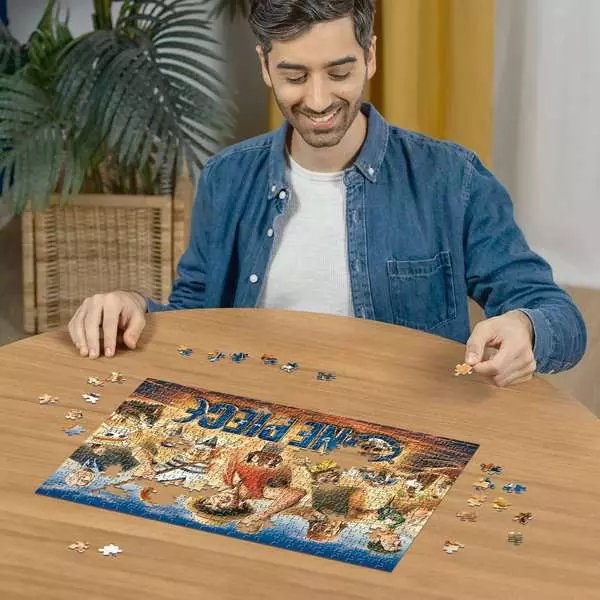 EAN 4005555014997 - Ravensburger Puzzle 500 pieces - The Adventures of the Straw Hat Pirates / One Piece Puzzle rompecabezas imagen 3
