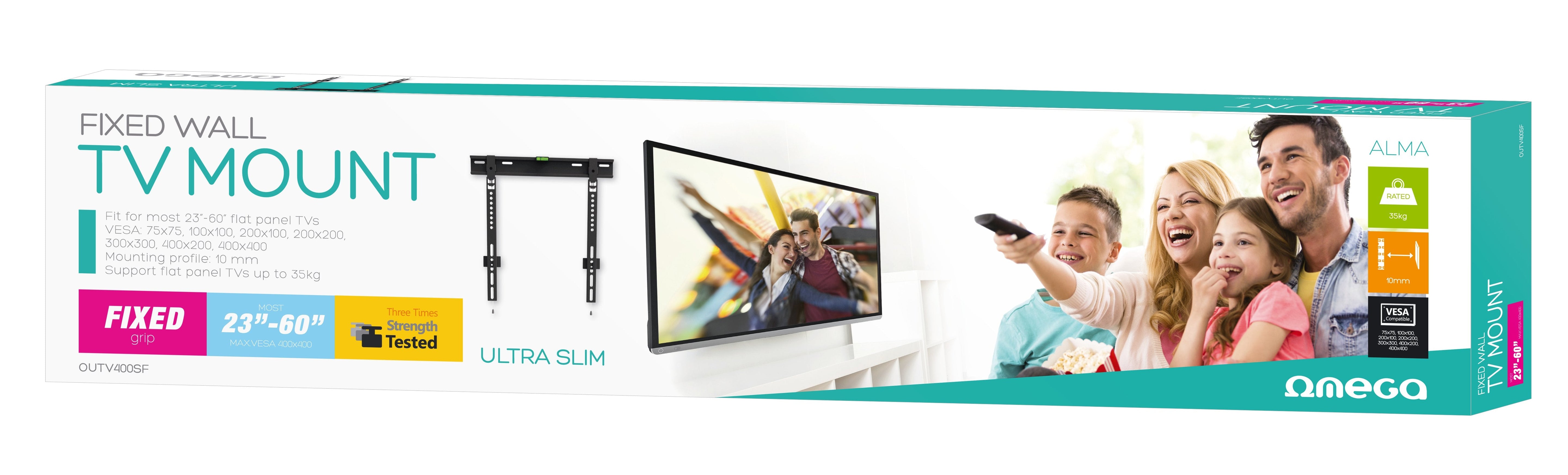 EAN 5907595440059 - Omega OUTV400SF soporte para TV 152,4 cm (60") Negro imagen 2