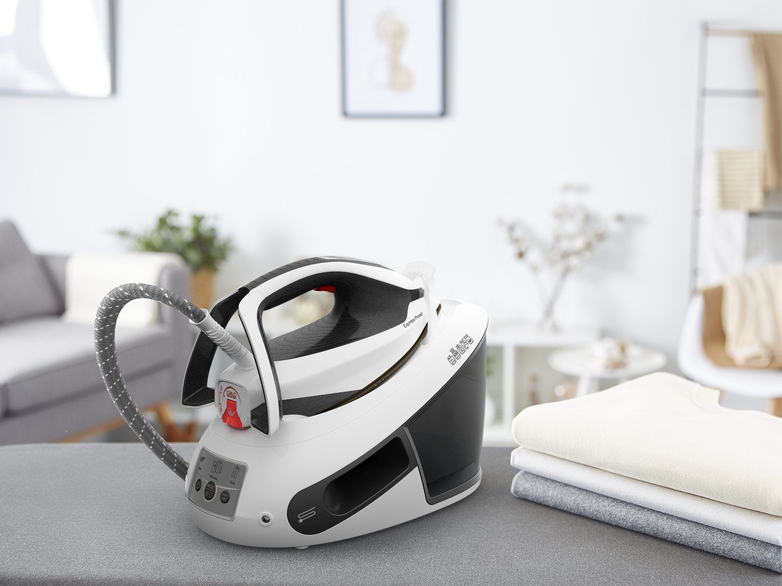 Tefal Express Power Sv8130 2800 W 1,8 L Durilium Airglide Autoclean Soleplate Negro, Blanco