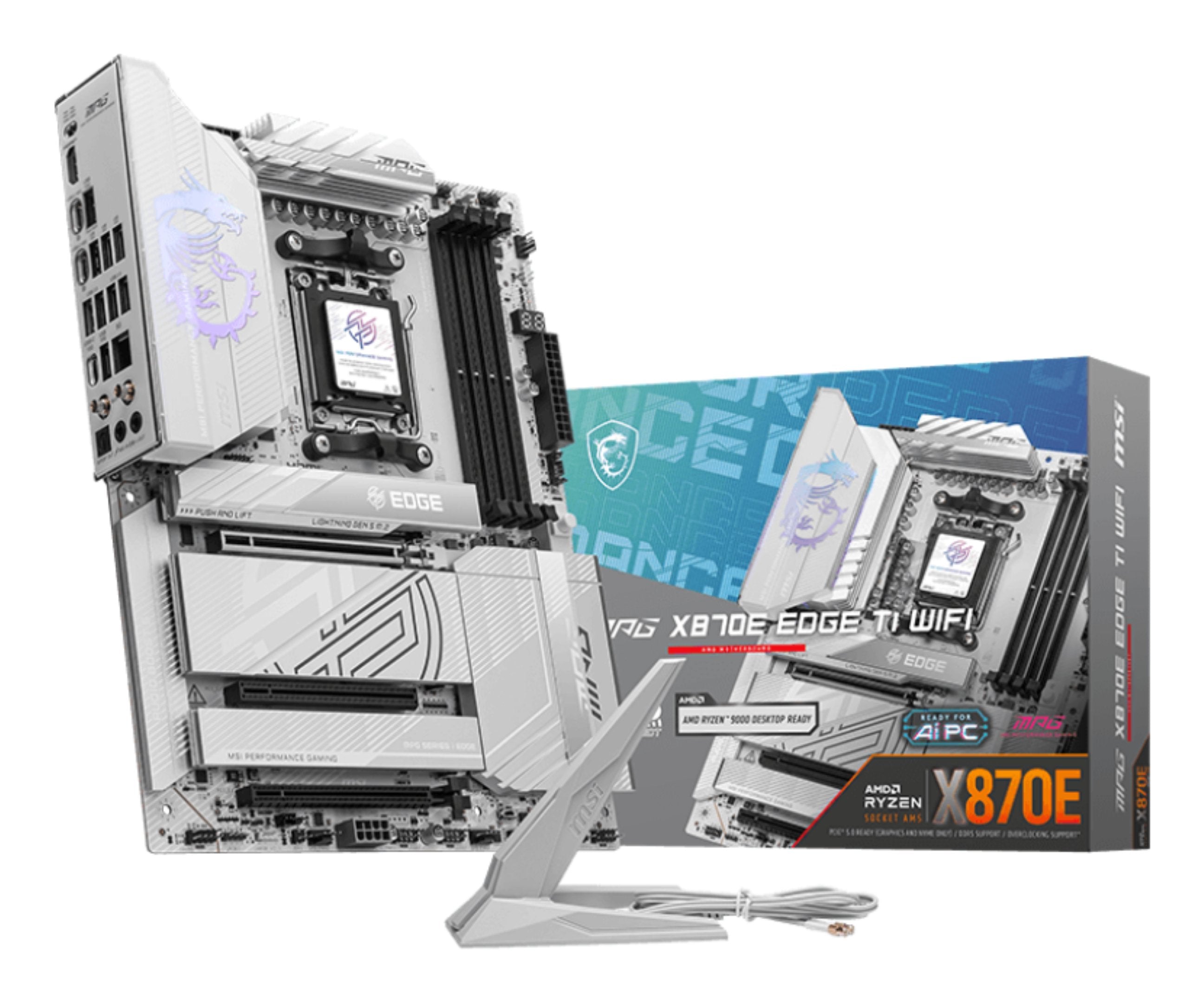 EAN 4711377290630 - MSI MPG X870E EDGE TI WIFI placa base AMD X870E Zócalo AM5 ATX imagen 1