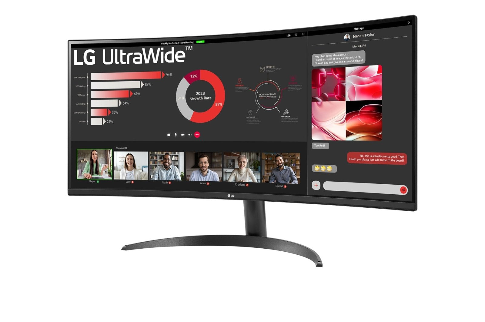 EAN 8806084254368 - LG 34WR50QC-B.AEU pantalla para PC 86,4 cm (34") 3440 x 1440 Pixeles UltraWide Quad HD LCD Negro imagen 2
