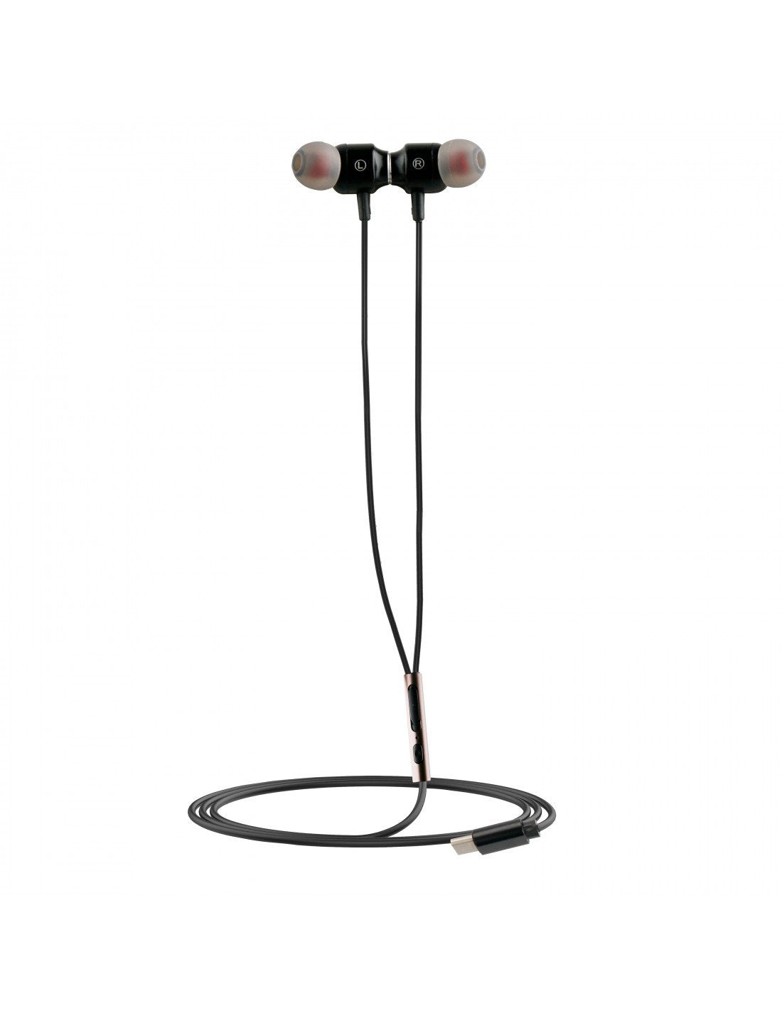 Auriculares Muvit M1c Usb Tipo C Negro