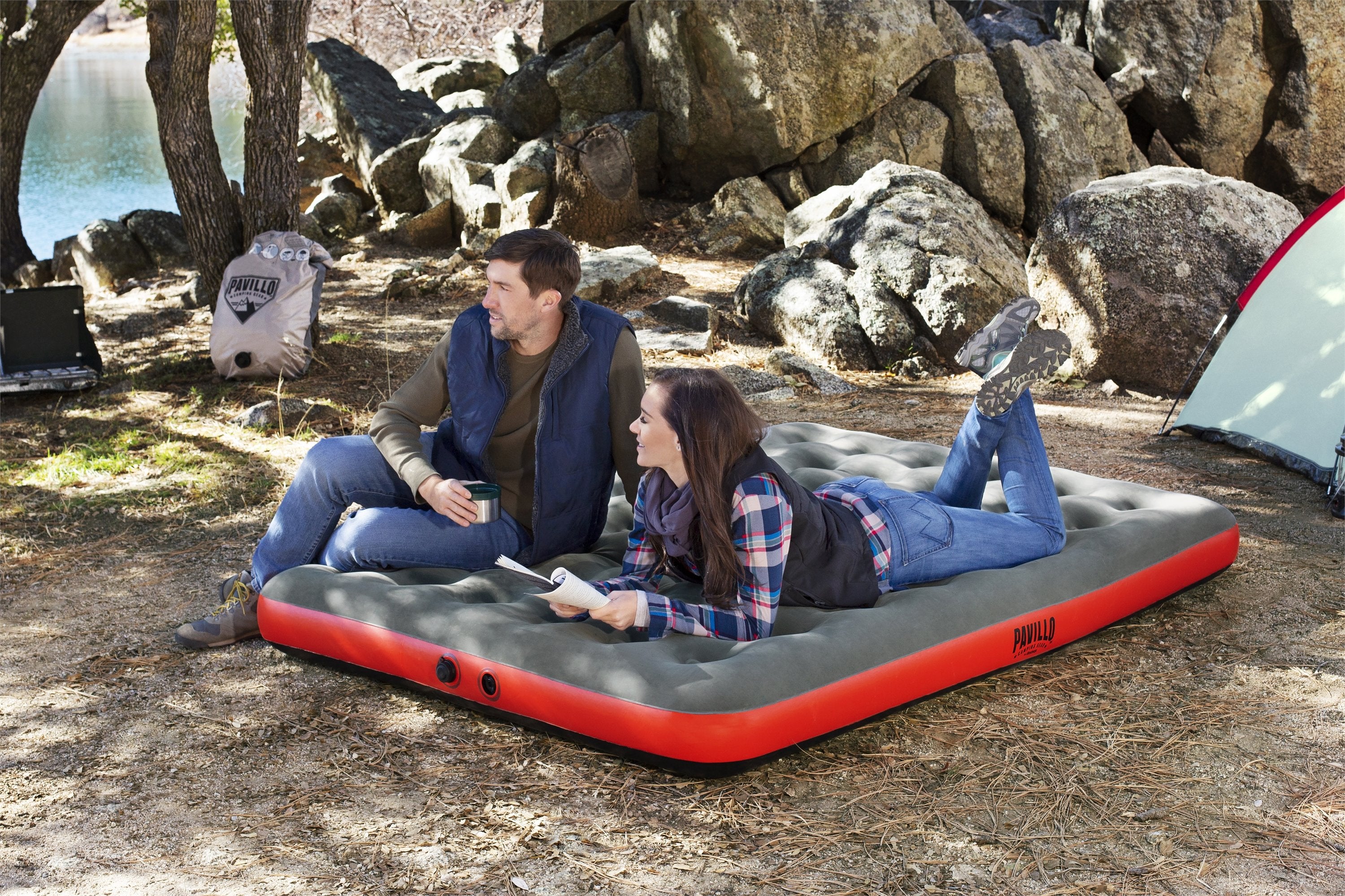 EAN 6941607344019 - Bestway 67703 colchón hinchable Colchón individual Negro, Rojo Unisex imagen 6