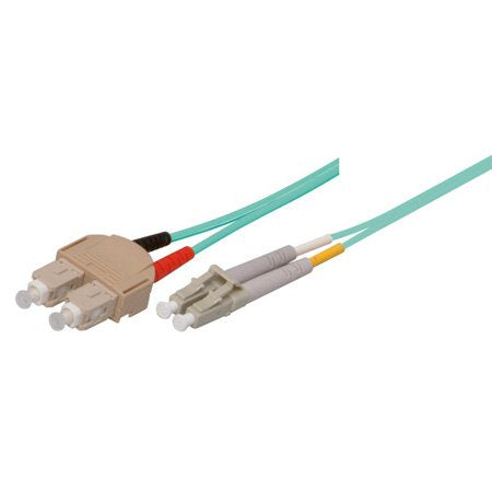 Cable De Red Lwl Duplex Om3 (Multimode, 50 125) Lc Sc, Lszh, Austauschbare Polarität, 3m, Good Connections®