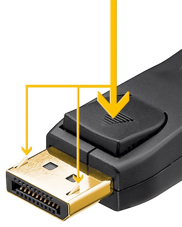 Goobay Essential Cable Displayport Stecker > Displayport Stecker, 8k / 120hz (Negro, 2 Meter, 40 Gbit/S, Displayport 2.0 / 2.1) 74744