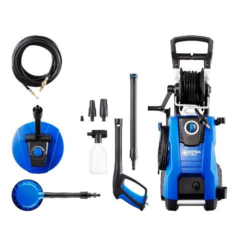 EAN 5703887131830 - Nilfisk 128471191 Limpiadora de alta presión o Hidrolimpiadora Vertical Eléctrico 500 l/h 2100 W Azul, Ne imagen 1